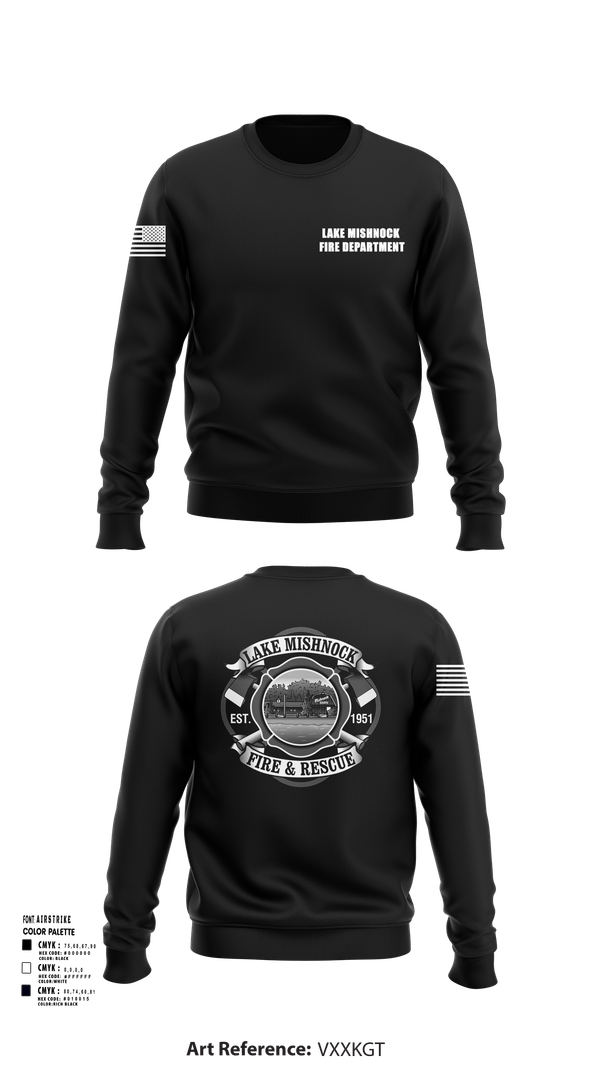 Crew Neck Sweatshirt, Lake Mishnock Fire Department, , Teamtime, Team time, sublimation, custom sports apparel, team uniforms, spirit wear, spiritwear, sports uniforms, custom shirts, team store, custom team store, fundraiser sports, apparel fundraiser