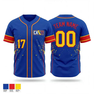 Full Button Baseball Jersey, California District 17 Little League, Baseball, Teamtime, Team time, sublimation, custom sports apparel, team uniforms, spirit wear, spiritwear, sports uniforms, custom shirts, team store, custom team store, fundraiser sports, apparel fundraiser