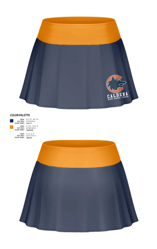 Skort, Caldera High School Cheer, Cheer, Teamtime, Team time, sublimation, custom sports apparel, team uniforms, spirit wear, spiritwear, sports uniforms, custom shirts, team store, custom team store, fundraiser sports, apparel fundraiser