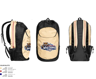 Gear Bag, Wild Things, Baseball, Teamtime, Team time, sublimation, custom sports apparel, team uniforms, spirit wear, spiritwear, sports uniforms, custom shirts, team store, custom team store, fundraiser sports, apparel fundraiser