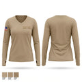 Lancaster County Sheriff’s Office Women's Long Sleeve V-neck Shirt - 1