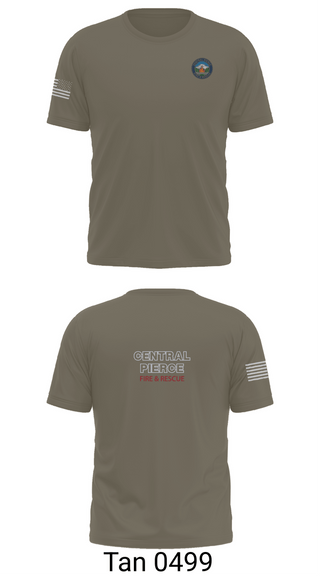 Short Sleeve Performance Shirt, Central Pierce Wildfire, Fire Department, Teamtime, Team time, sublimation, custom sports apparel, team uniforms, spirit wear, spiritwear, sports uniforms, custom shirts, team store, custom team store, fundraiser sports, apparel fundraiser