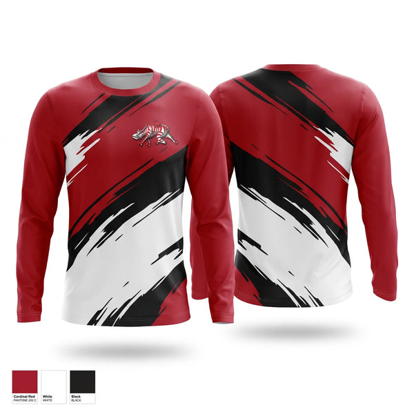Long Sleeve Performance Shirt, Zebras, , Teamtime, Team time, sublimation, custom sports apparel, team uniforms, spirit wear, spiritwear, sports uniforms, custom shirts, team store, custom team store, fundraiser sports, apparel fundraiser
