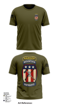 2-47 infantry 3rd BRG 10th MTN 15406658 Short Sleeve Performance Shirt - 101