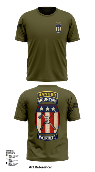 Short Sleeve Performance Shirt, 2-47 infantry 3rd BRG 10th MTN, Army, Teamtime, Team time, sublimation, custom sports apparel, team uniforms, spirit wear, spiritwear, sports uniforms, custom shirts, team store, custom team store, fundraiser sports, apparel fundraiser