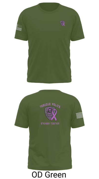 Tesuque Police Dept 47912639 Short Sleeve Performance Shirt - 53