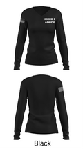 NMCB 1 ABCC2 27899779 Women's Long Sleeve V-neck Shirt - 35