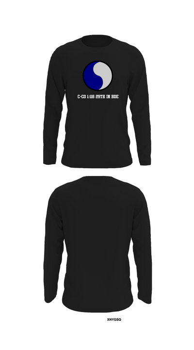 C-Co 1/116 29th IN BDE 88691555 Long Sleeve Performance Shirt 32