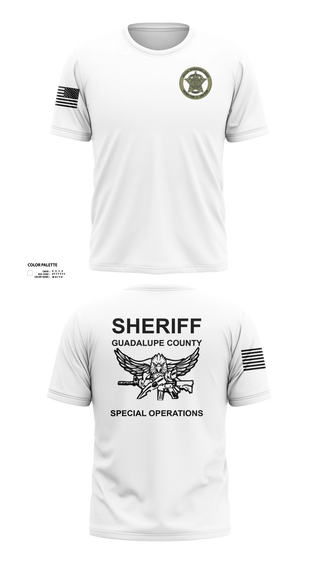 Old School Cotton Feel Shirt, Guadalupe County SWAT, Police, Teamtime, Team time, sublimation, custom sports apparel, team uniforms, spirit wear, spiritwear, sports uniforms, custom shirts, team store, custom team store, fundraiser sports, apparel fundraiser