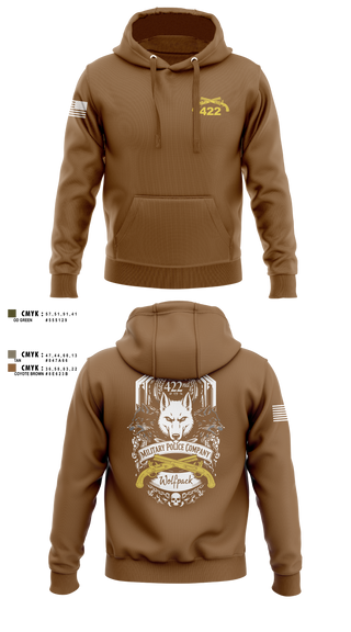 Hoodie, 422nd Military Police Company, Army, Teamtime, Team time, sublimation, custom sports apparel, team uniforms, spirit wear, spiritwear, sports uniforms, custom shirts, team store, custom team store, fundraiser sports, apparel fundraiser