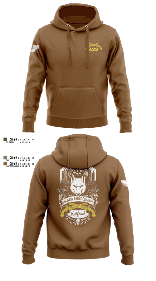 Hoodie, 422nd Military Police Company, Army, Teamtime, Team time, sublimation, custom sports apparel, team uniforms, spirit wear, spiritwear, sports uniforms, custom shirts, team store, custom team store, fundraiser sports, apparel fundraiser