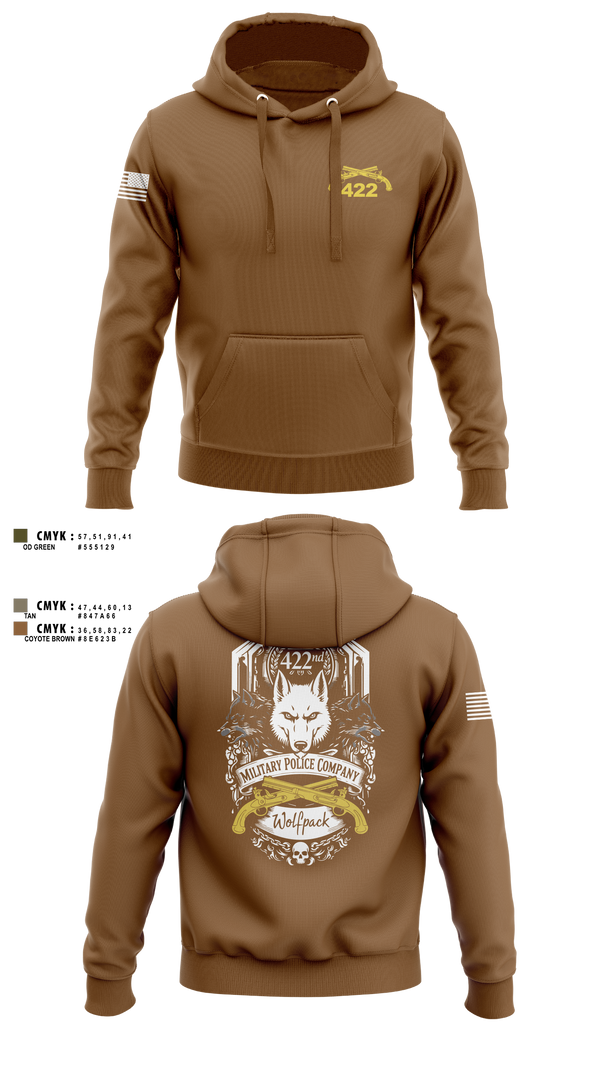 Hoodie, 422nd Military Police Company, Army, Teamtime, Team time, sublimation, custom sports apparel, team uniforms, spirit wear, spiritwear, sports uniforms, custom shirts, team store, custom team store, fundraiser sports, apparel fundraiser