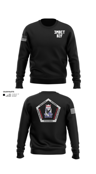 Crew Neck Sweatshirt, 3BCT H2F, Army, Teamtime, Team time, sublimation, custom sports apparel, team uniforms, spirit wear, spiritwear, sports uniforms, custom shirts, team store, custom team store, fundraiser sports, apparel fundraiser