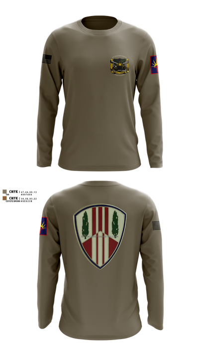 107th MP Company 21202425 Long Sleeve Performance Shirt 2