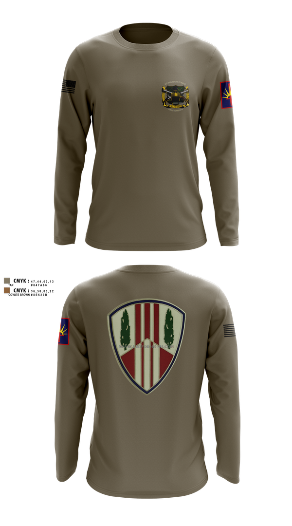 Long Sleeve Performance Shirt, 107th MP Company, , Teamtime, Team time, sublimation, custom sports apparel, team uniforms, spirit wear, spiritwear, sports uniforms, custom shirts, team store, custom team store, fundraiser sports, apparel fundraiser