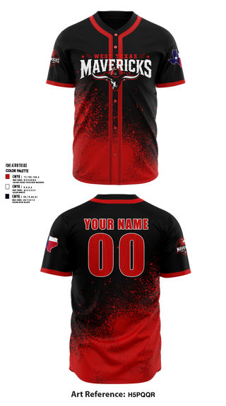 Full Button Baseball Jersey, West Texas Mavericks, Baseball, Teamtime, Team time, sublimation, custom sports apparel, team uniforms, spirit wear, spiritwear, sports uniforms, custom shirts, team store, custom team store, fundraiser sports, apparel fundraiser