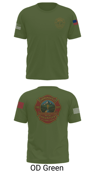 Short Sleeve Performance Shirt, Simmonsville VFD, , Teamtime, Team time, sublimation, custom sports apparel, team uniforms, spirit wear, spiritwear, sports uniforms, custom shirts, team store, custom team store, fundraiser sports, apparel fundraiser