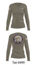 Inteligencia criminal Women's Long Sleeve V-neck Shirt - 11