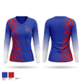 SF Elite Women's Long Sleeve V-neck Shirt - 1