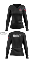 Sahara Global Security Women's Long Sleeve V-neck Shirt - 21