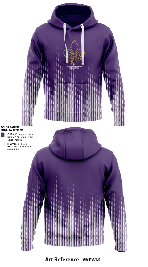 Hoodie, New Rochelle Huguenots Track & Field, Track & Field, Teamtime, Team time, sublimation, custom sports apparel, team uniforms, spirit wear, spiritwear, sports uniforms, custom shirts, team store, custom team store, fundraiser sports, apparel fundraiser
