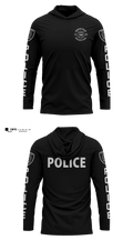 Houston Police Northeast Patrol Long Sleeve Performance Shirt with hood - 4