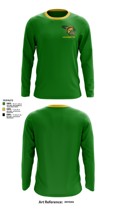 Hornet’s 8212439 Long Sleeve Performance Shirt 1