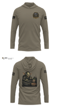 TCAE, GSB, 10TH SFG(A) 52313430 Long Sleeve Performance Shirt with hood - 3