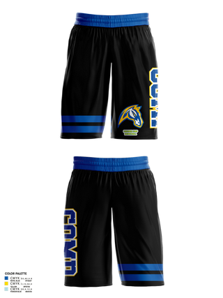 Mens Basketball Shorts, Chicopee Comp Colts, Men's Basketball, Teamtime, Team time, sublimation, custom sports apparel, team uniforms, spirit wear, spiritwear, sports uniforms, custom shirts, team store, custom team store, fundraiser sports, apparel fundraiser