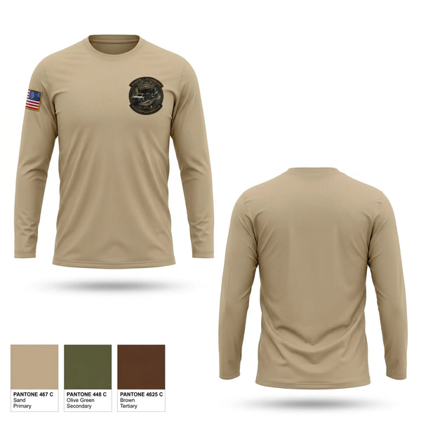 Long Sleeve Performance Shirt, Logistics & Infrastructure Platoon Crisis Response Battalion, National Guard, Teamtime, Team time, sublimation, custom sports apparel, team uniforms, spirit wear, spiritwear, sports uniforms, custom shirts, team store, custom team store, fundraiser sports, apparel fundraiser
