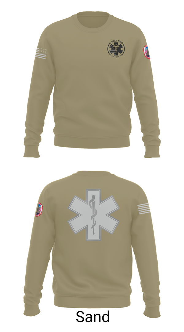 Crew Neck Sweatshirt, I-STAT EMS, , Teamtime, Team time, sublimation, custom sports apparel, team uniforms, spirit wear, spiritwear, sports uniforms, custom shirts, team store, custom team store, fundraiser sports, apparel fundraiser