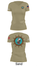 ACB-1 33490602 Women's Short Sleeve V-neck Shirt - 84