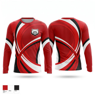 Long Sleeve Performance Shirt, Bears, , Teamtime, Team time, sublimation, custom sports apparel, team uniforms, spirit wear, spiritwear, sports uniforms, custom shirts, team store, custom team store, fundraiser sports, apparel fundraiser