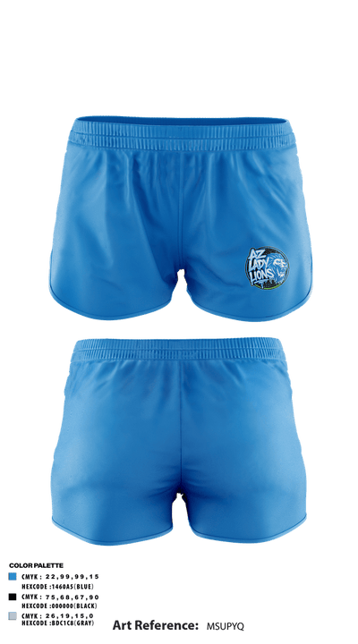 AZ Lady Lions 90160831 Track Shorts - 12