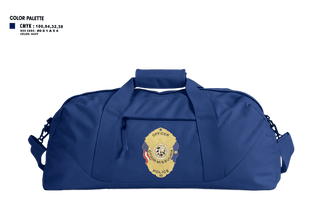 Duffle Bag, Otoe-Missouria Police Department, Police, Teamtime, Team time, sublimation, custom sports apparel, team uniforms, spirit wear, spiritwear, sports uniforms, custom shirts, team store, custom team store, fundraiser sports, apparel fundraiser