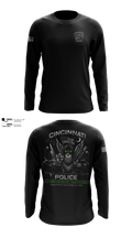 Cincinnati Police Night Shift Long Sleeve Performance Shirt - 100