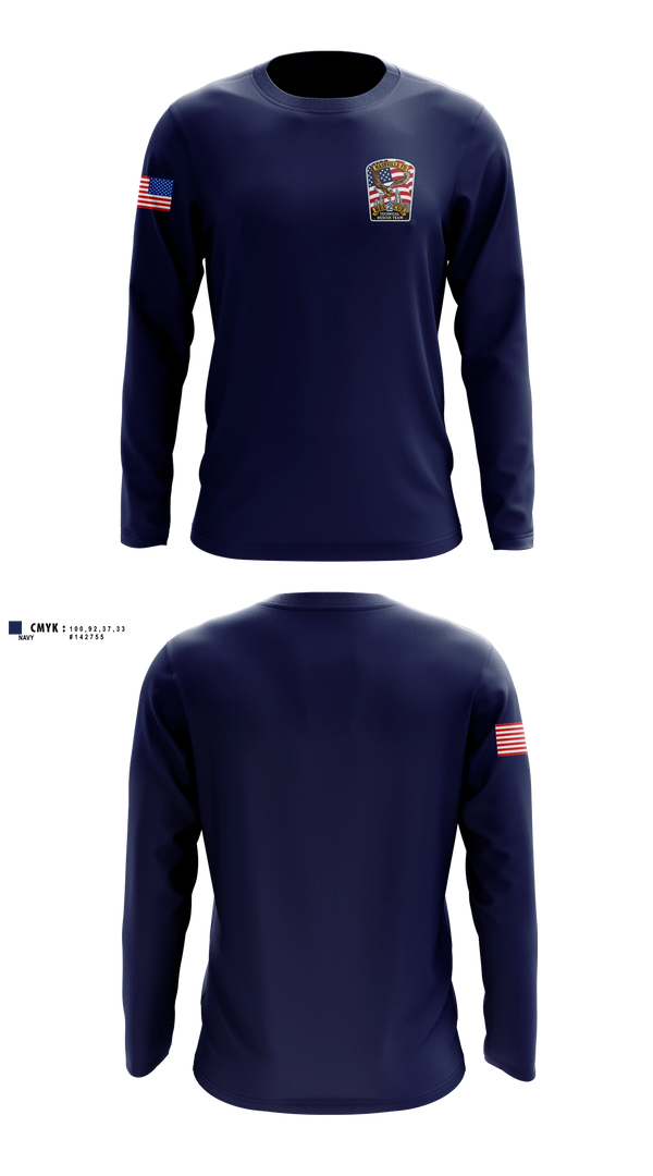 Long Sleeve Performance Shirt, Rescue 2, Fire Department, Teamtime, Team time, sublimation, custom sports apparel, team uniforms, spirit wear, spiritwear, sports uniforms, custom shirts, team store, custom team store, fundraiser sports, apparel fundraiser