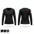 Weyauwega Fire/Rescue Women's Long Sleeve V-neck Shirt - 1