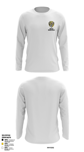 Long Sleeve Performance Shirt, Ripley Middle School Basketball, Men's Basketball, Teamtime, Team time, sublimation, custom sports apparel, team uniforms, spirit wear, spiritwear, sports uniforms, custom shirts, team store, custom team store, fundraiser sports, apparel fundraiser
