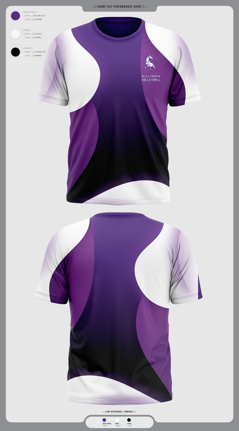 Old School Cotton Feel Shirt, Belle Fourche Volleyball, Women's Volleyball, Teamtime, Team time, sublimation, custom sports apparel, team uniforms, spirit wear, spiritwear, sports uniforms, custom shirts, team store, custom team store, fundraiser sports, apparel fundraiser