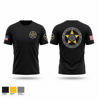 Short Sleeve Performance Shirt, Tillman County Law Enforcement Center, Police, Teamtime, Team time, sublimation, custom sports apparel, team uniforms, spirit wear, spiritwear, sports uniforms, custom shirts, team store, custom team store, fundraiser sports, apparel fundraiser