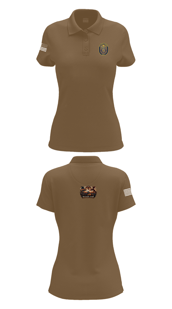 Womens Short Sleeve Performance Polo, USS CAPE ST. GEORGE, , Teamtime, Team time, sublimation, custom sports apparel, team uniforms, spirit wear, spiritwear, sports uniforms, custom shirts, team store, custom team store, fundraiser sports, apparel fundraiser