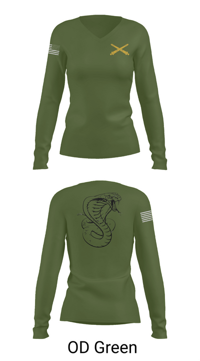 Cobra 3-321 FAR 80626179 Women's Long Sleeve V-neck Shirt - 57