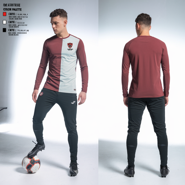 Long Sleeve Performance Shirt, Pea Ridge Thunder Soccer Club, Men's Soccer, Teamtime, Team time, sublimation, custom sports apparel, team uniforms, spirit wear, spiritwear, sports uniforms, custom shirts, team store, custom team store, fundraiser sports, apparel fundraiser