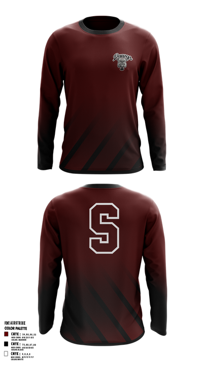 Sobrato HS Bulldogs 65561027 Long Sleeve Performance Shirt 1