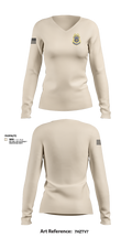 Diplomatic Security Service 88082914 Women's Long Sleeve V-neck Shirt - 102
