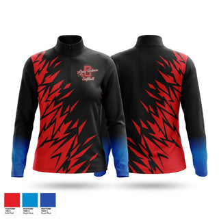 Quarter Zip Jacket, Sissonville Lady Indians, Softball, Teamtime, Team time, sublimation, custom sports apparel, team uniforms, spirit wear, spiritwear, sports uniforms, custom shirts, team store, custom team store, fundraiser sports, apparel fundraiser
