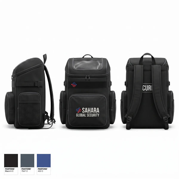 Gear Bag, Sahara Global Security, Police, Teamtime, Team time, sublimation, custom sports apparel, team uniforms, spirit wear, spiritwear, sports uniforms, custom shirts, team store, custom team store, fundraiser sports, apparel fundraiser