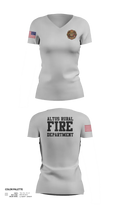 Altus Rural Fire Department 9875548 Women's Short Sleeve V-neck Shirt - 21