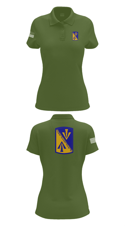128th Aviation Brigade 66683018 Women's Short Sleeve Performance Polo  - 55